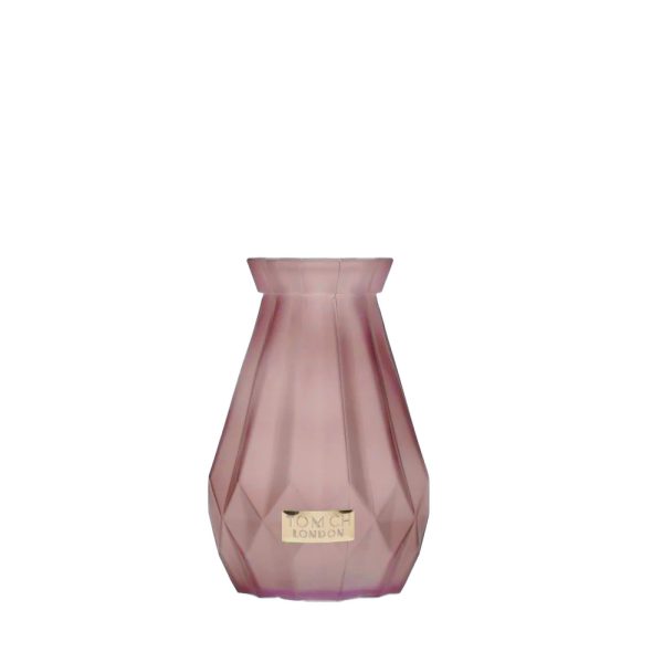 Vaso Diamante Satinato Rosa