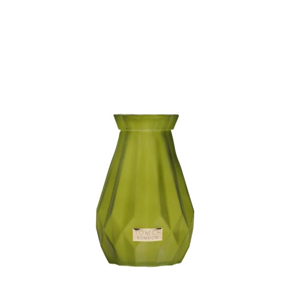 Vaso Diamante Satinato Verde Salvia