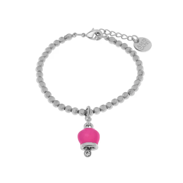 Bracciale Metallo Campanella Mini Magenta